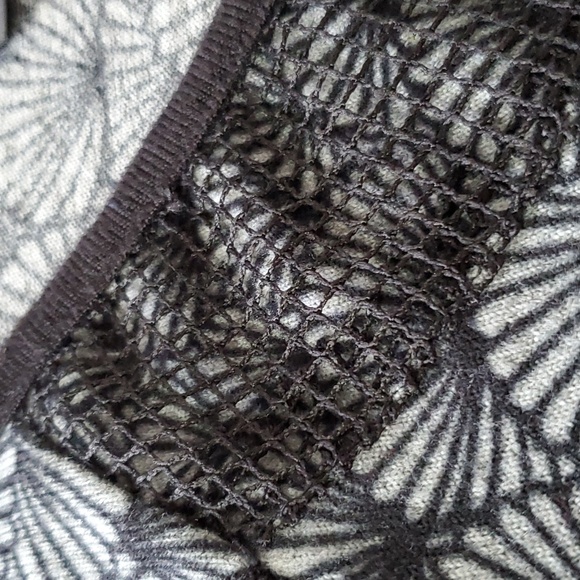 Black Swan Black & Gray Dress with black lace and Art Deco details - Picture 8 of 13